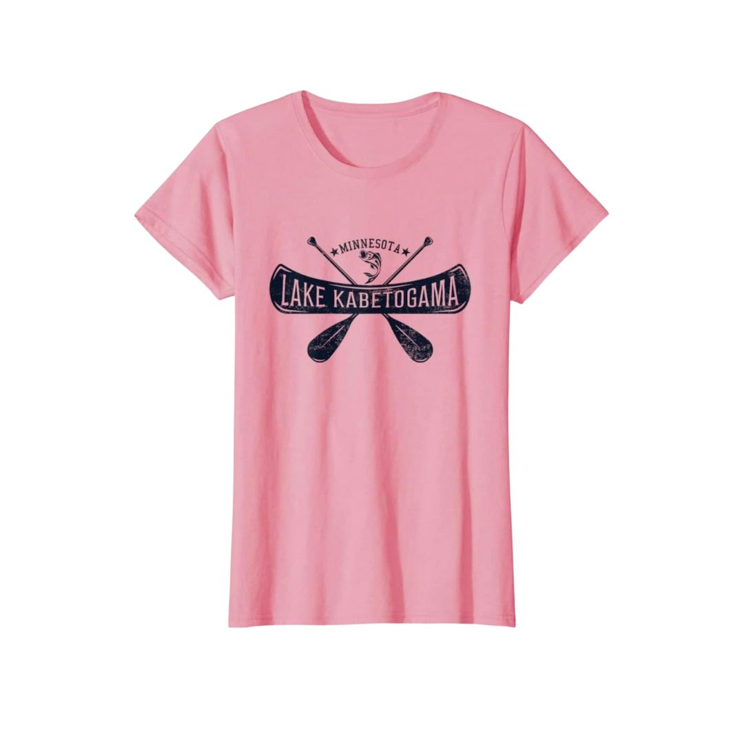Ladies Lake Kabetogama Canoe Tee