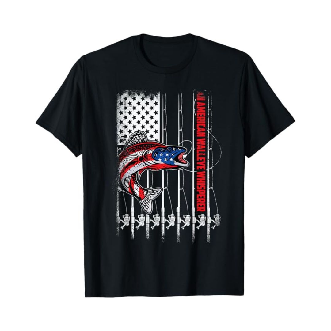 All American Walleye Fisherman Tee